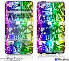 iPod Touch 4G Decal Style Vinyl Skin - Rainbow Graffiti