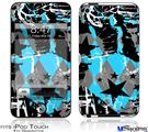 iPod Touch 4G Decal Style Vinyl Skin - SceneKid Blue