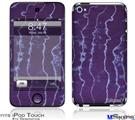 iPod Touch 4G Decal Style Vinyl Skin - Tie Dye White Lightning