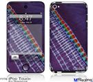 iPod Touch 4G Decal Style Vinyl Skin - Tie Dye Alls Purple