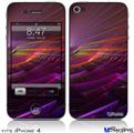 iPhone 4 Decal Style Vinyl Skin - Swish (DOES NOT fit newer iPhone 4S)