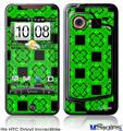 HTC Droid Incredible Skin - Criss Cross Green