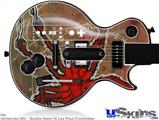 Guitar Hero III Wii Les Paul Skin - Weaving Spiders