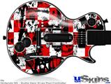 Guitar Hero III Wii Les Paul Skin - Checker Graffiti