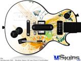 Guitar Hero III Wii Les Paul Skin - Water Butterflies