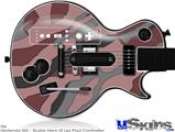 Guitar Hero III Wii Les Paul Skin - Camouflage Pink