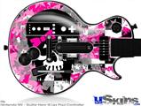 Guitar Hero III Wii Les Paul Skin - Scene Girl Skull