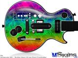 Guitar Hero III Wii Les Paul Skin - Rainbow Butterflies