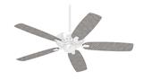 Diamond Plate Metal 02 - Ceiling Fan Skin Kit fits most 42 inch fans (FAN and BLADES SOLD SEPARATELY)