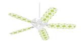 Boxed Sage Green - Ceiling Fan Skin Kit fits most 42 inch fans (FAN and BLADES SOLD SEPARATELY)