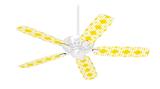 Boxed Yellow - Ceiling Fan Skin Kit fits most 42 inch fans (FAN and BLADES SOLD SEPARATELY)