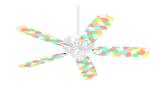 Brushed Cirlces Multi Light - Ceiling Fan Skin Kit fits most 42 inch fans (FAN and BLADES SOLD SEPARATELY)