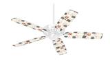 Elephant Love - Ceiling Fan Skin Kit fits most 42 inch fans (FAN and BLADES SOLD SEPARATELY)