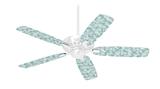 Flowers Pattern 09 - Ceiling Fan Skin Kit fits most 42 inch fans (FAN and BLADES SOLD SEPARATELY)