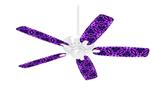 Daisy Pink - Ceiling Fan Skin Kit fits most 42 inch fans (FAN and BLADES SOLD SEPARATELY)