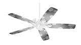 Bokeh Hex Grey - Ceiling Fan Skin Kit fits most 42 inch fans (FAN and BLADES SOLD SEPARATELY)