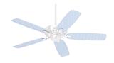 Hearts Ice - Ceiling Fan Skin Kit fits most 42 inch fans (FAN and BLADES SOLD SEPARATELY)