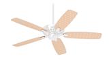 Hearts Peach - Ceiling Fan Skin Kit fits most 42 inch fans (FAN and BLADES SOLD SEPARATELY)