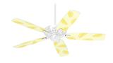 Lemons Yellow - Ceiling Fan Skin Kit fits most 42 inch fans (FAN and BLADES SOLD SEPARATELY)