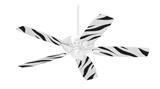 Zebra Skin - Ceiling Fan Skin Kit fits most 42 inch fans (FAN and BLADES SOLD SEPARATELY)