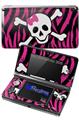 Pink Zebra Skull - Decal Style Skin fits Nintendo 3DS (3DS SOLD SEPARATELY)