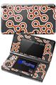 Locknodes 02 Burnt Orange - Decal Style Skin fits Nintendo 3DS (3DS SOLD SEPARATELY)