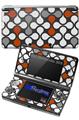 Locknodes 05 Burnt Orange - Decal Style Skin fits Nintendo 3DS (3DS SOLD SEPARATELY)