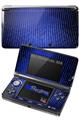 Binary Rain Blue - Decal Style Skin fits Nintendo 3DS (3DS SOLD SEPARATELY)