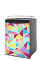 Kegerator Skin - Brushed Geometric (fits medium sized dorm fridge and kegerators)