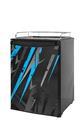 Kegerator Skin - Baja 0014 Blue Medium (fits medium sized dorm fridge and kegerators)