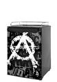 Kegerator Skin - Anarchy (fits medium sized dorm fridge and kegerators)