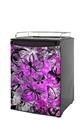 Kegerator Skin - Butterfly Graffiti (fits medium sized dorm fridge and kegerators)