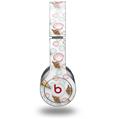 WraptorSkinz Skin Decal Wrap compatible with Beats Solo HD (Original) Sea Shells 02 White (HEADPHONES NOT INCLUDED)