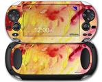 Painting Yellow Splash - Decal Style Skin fits Sony PS Vita