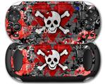 Emo Skull Bones - Decal Style Skin fits Sony PS Vita