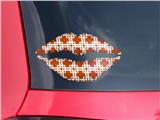 Lips Decal 9x5.5 Boxed Burnt Orange