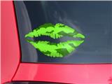 Lips Decal 9x5.5 Deathrock Bats Green