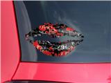 Lips Decal 9x5.5 Emo Graffiti