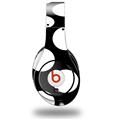WraptorSkinz Skin Decal Wrap compatible with Beats Studio (Original) Headphones Kearas Polka Dots White On Black Skin Only (HEADPHONES NOT INCLUDED)