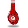WraptorSkinz Skin Decal Wrap compatible with Beats Studio (Original) Headphones Folder Doodles Red Skin Only (HEADPHONES NOT INCLUDED)