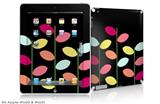 iPad Skin - Plain Leaves On Black (fits iPad2 and iPad3)