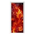 Fire Flower Door Skin (fits doors up to 34x84 inches)