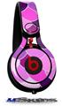 WraptorSkinz Skin Decal Wrap compatible with Beats Mixr Headphones Scales Pink Purple Skin Only (HEADPHONES NOT INCLUDED)