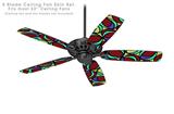 Crazy Dots 04 - Ceiling Fan Skin Kit fits most 52 inch fans (FAN and BLADES SOLD SEPARATELY)