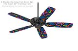 Crazy Dots 02 - Ceiling Fan Skin Kit fits most 52 inch fans (FAN and BLADES SOLD SEPARATELY)