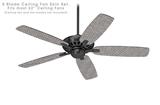 Diamond Plate Metal 02 - Ceiling Fan Skin Kit fits most 52 inch fans (FAN and BLADES SOLD SEPARATELY)