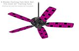 Criss Cross Pink - Ceiling Fan Skin Kit fits most 52 inch fans (FAN and BLADES SOLD SEPARATELY)