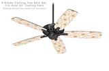 Flowers Pattern 15 - Ceiling Fan Skin Kit fits most 52 inch fans (FAN and BLADES SOLD SEPARATELY)