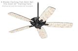 Flowers Pattern 17 - Ceiling Fan Skin Kit fits most 52 inch fans (FAN and BLADES SOLD SEPARATELY)