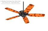 Deathrock Bats Orange - Ceiling Fan Skin Kit fits most 52 inch fans (FAN and BLADES SOLD SEPARATELY)